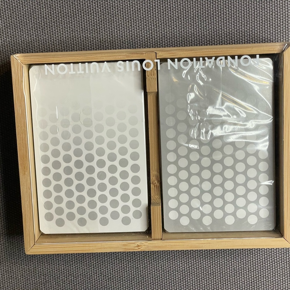 Louis Vuitton Foundation Double deck of cards Brand new in Box